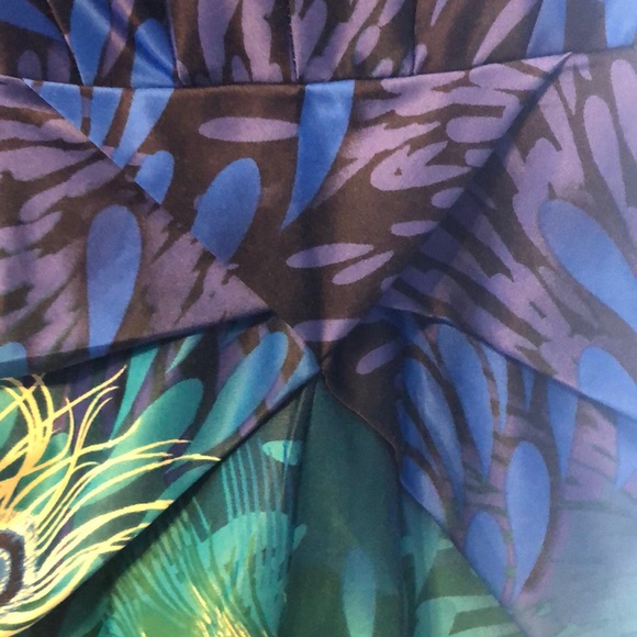 Peacock Party Dress - Picture 2 of 3